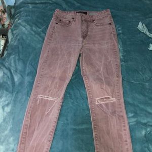 Aeropostale high waisted washed jeggings